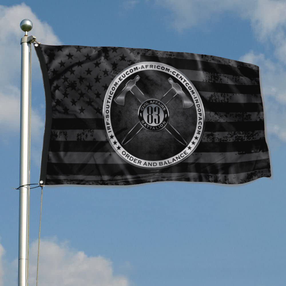 Fyon 83RD Civil Affairs Flag Indoor and outdoor banner