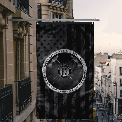 Fyon 83RD Civil Affairs Vertical Flag Indoor and outdoor banner