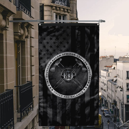 Fyon 83RD Civil Affairs Vertical Flag Indoor and outdoor banner