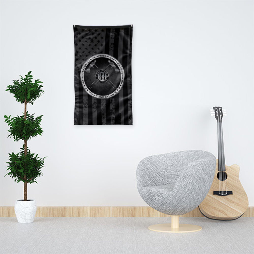 Fyon 83 Rd Civil Affairs Vertical Flag Indoor and outdoor banner