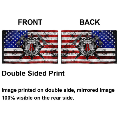 Fyon 83rd Centcom Company US Colored  Star & Stripes Flag Indoor and outdoor banner
