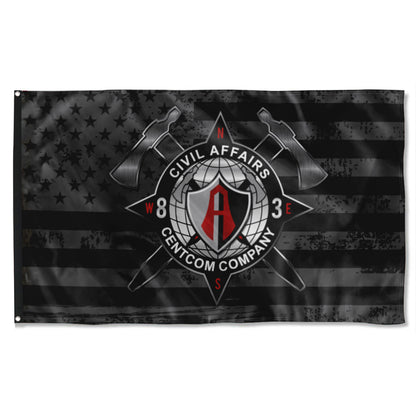 Fyon 83rd Centcom Company US Subdued Star & Stripes Flag Indoor and outdoor banner
