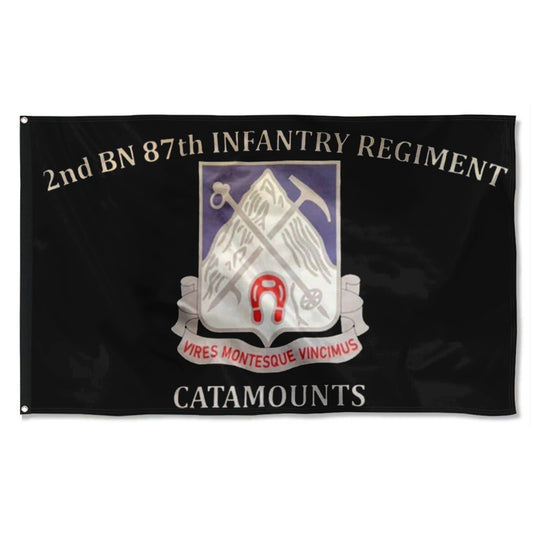 Fyon 87th IN. Custom Guidon Flag  Indoor and outdoor banner