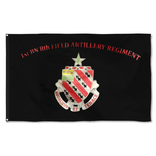 Fyon 8th Field Artillery Flag  Indoor and outdoor banner