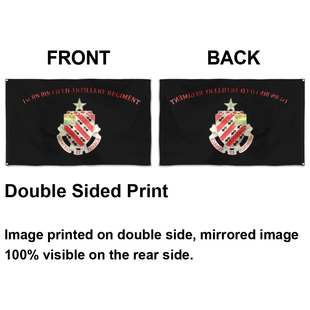 Fyon 8th Field Artillery Flag  Indoor and outdoor banner