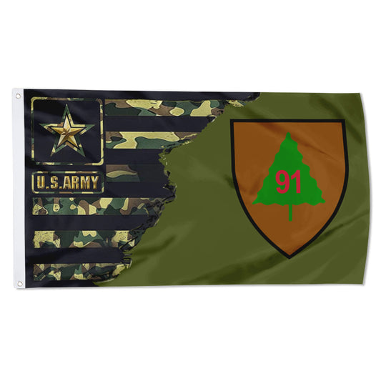 Fyon 91st Infantry division Flag Banner