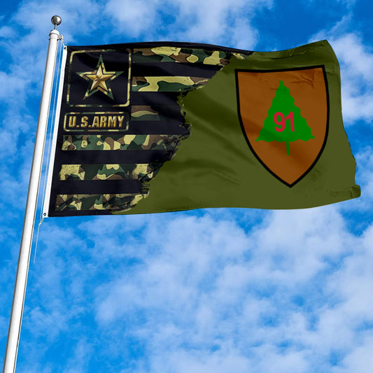 Fyon 91st Infantry division Flag Banner