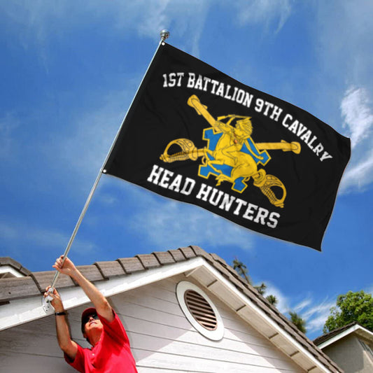 Fyon 9th Cavalry Flag Indoor and outdoor banner