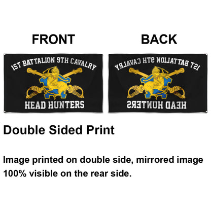 Fyon 9th Cavalry Flag Indoor and outdoor banner