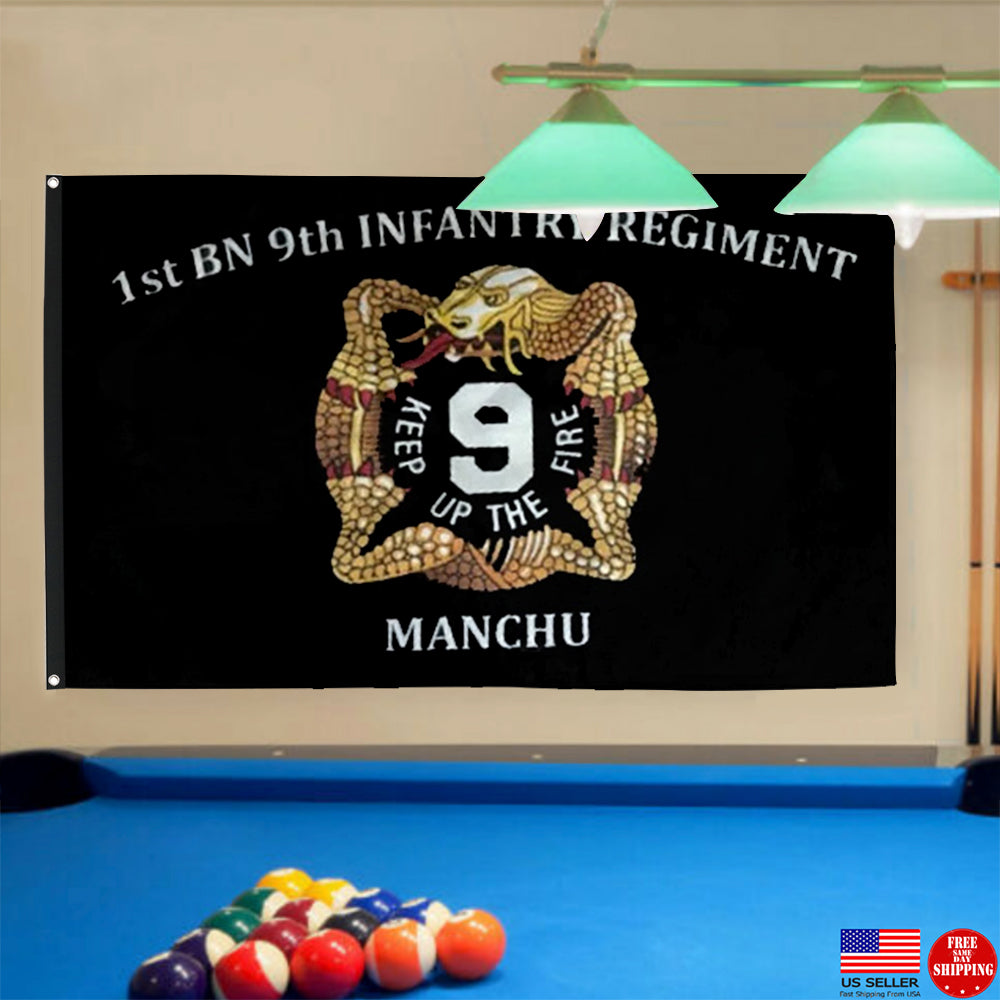 Fyon 9th IN. Flag Indoor and outdoor banner