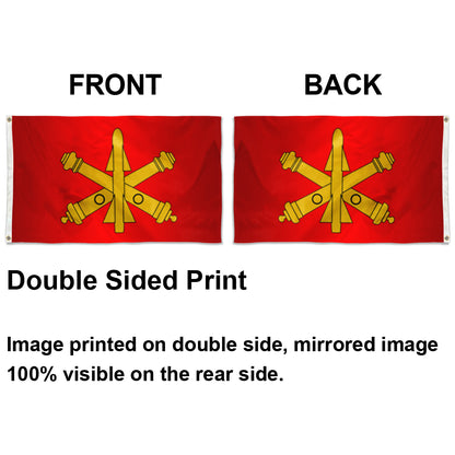 Fyon Air Defense Artillery Badge Flag Indoor and outdoor banner