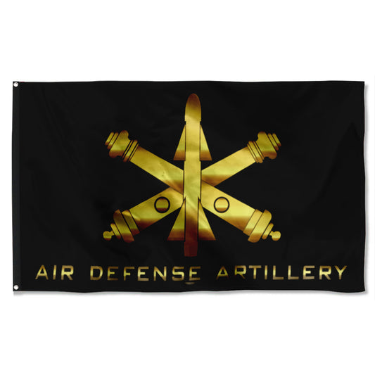 Fyon Air Defense Artillery Black Flag Indoor and outdoor banner
