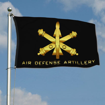 Fyon Air Defense Artillery Black Flag Indoor and outdoor banner