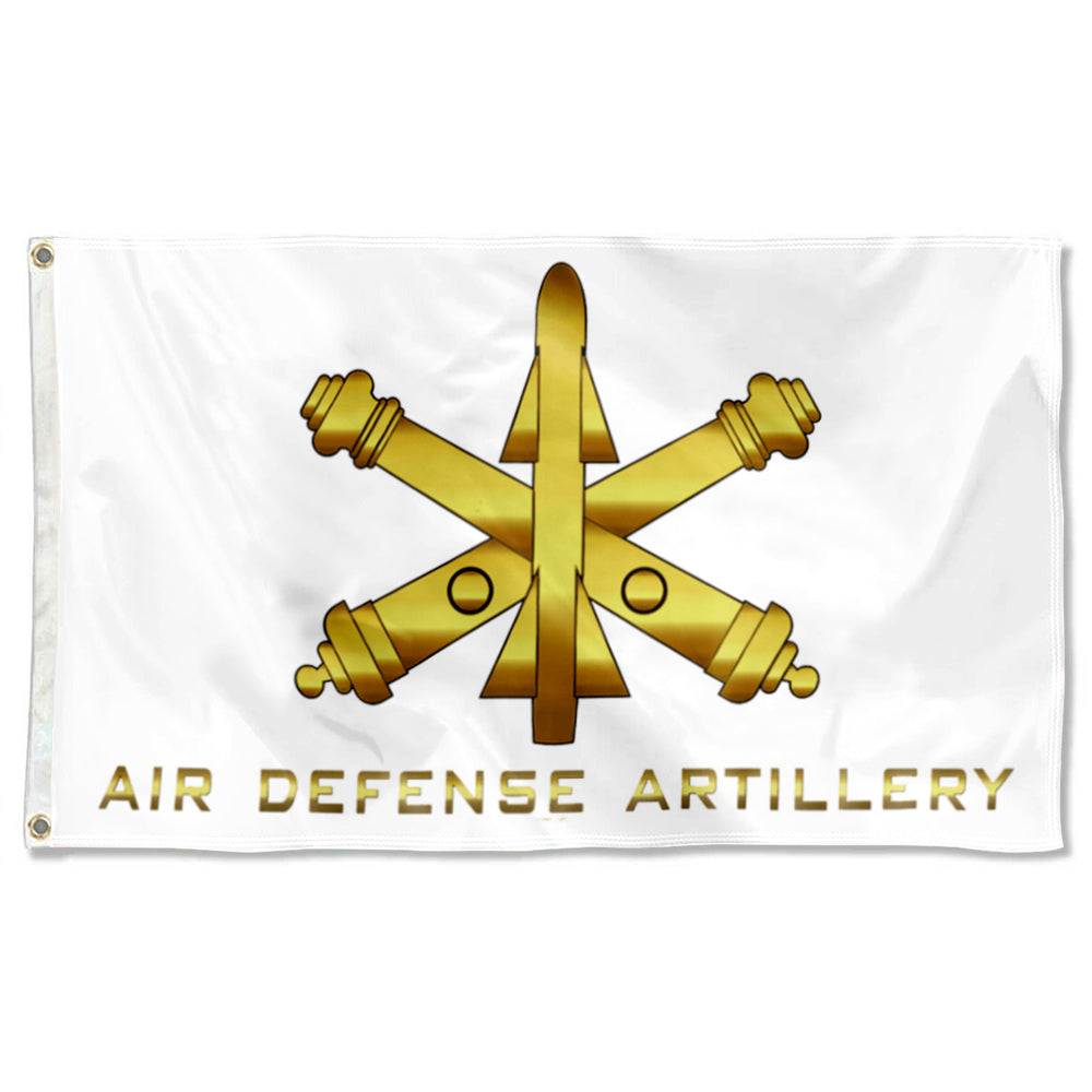 Fyon Air Defense Artillery White Flag Indoor and outdoor banner