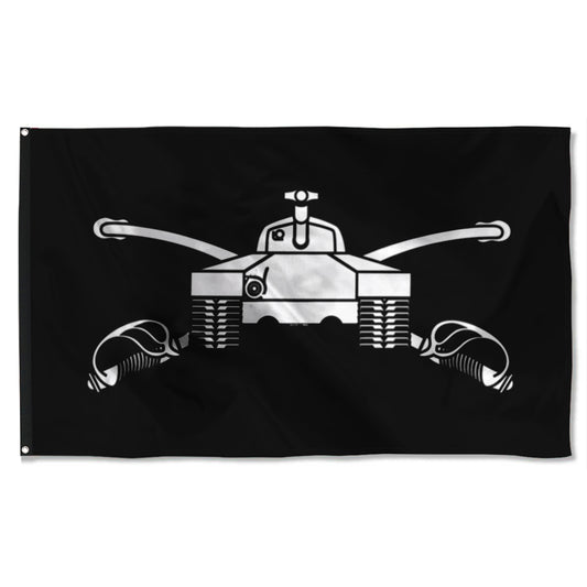 Fyon Armor Branch Black And White Flag Indoor and outdoor banner