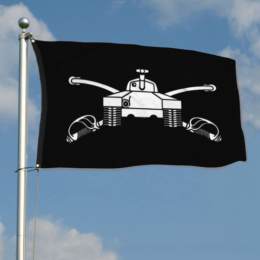 Fyon Armor Branch Black And White Flag Indoor and outdoor banner