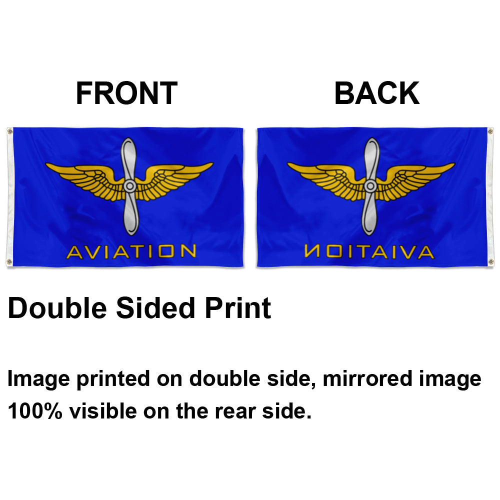 Fyon Army Aviation Branch Flag Indoor and outdoor banner