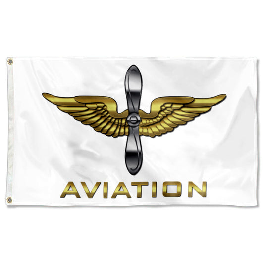 Fyon Army Aviation White Flag Indoor and outdoor banner