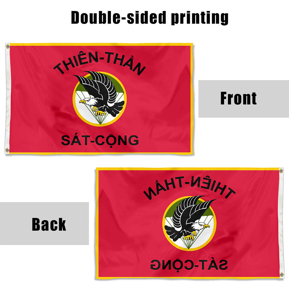 Fyon ARVN Airborne Division Flag  Indoor and Outdoor Banner