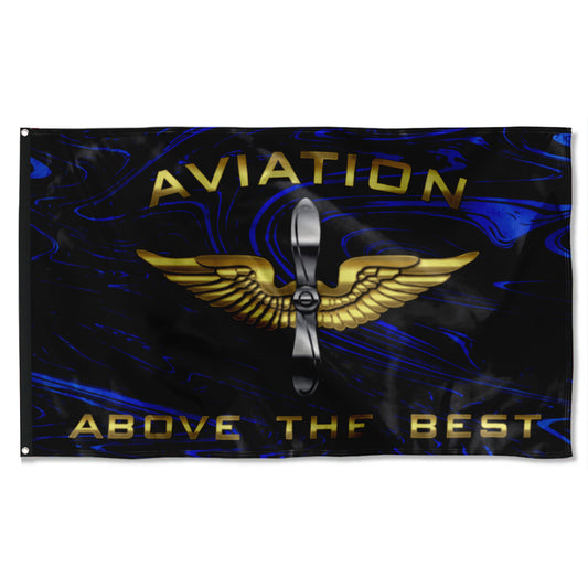 Fyon Aviation Above The Best Flag Indoor and outdoor banner