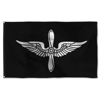 Fyon Branch Black and White Flag Indoor and outdoor banner