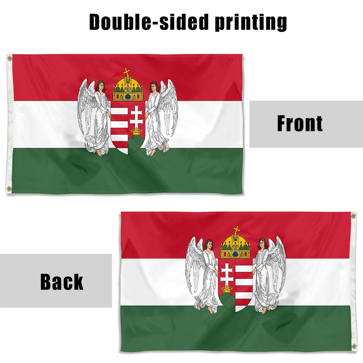 Fyon A Variant of The Kingdom of Hungary flag Between 1896 to 1915 Flag Indoor and outdoor banner