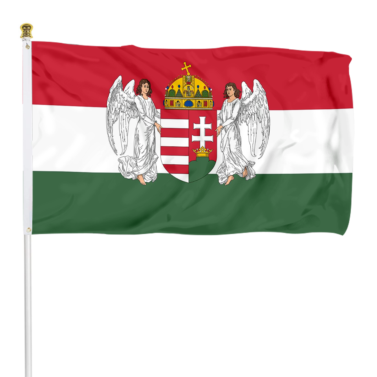 Fyon A Variant of The Kingdom of Hungary flag Between 1896 to 1915 Flag Indoor and outdoor banner