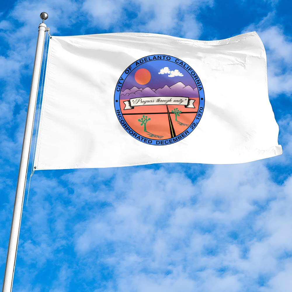 Fyon Adelanto, California Flag Banner