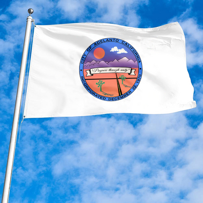 Fyon Adelanto, California Flag Banner