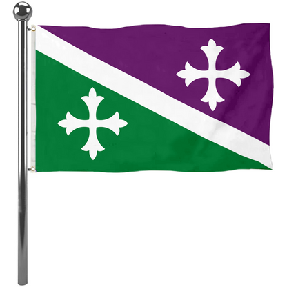 Fyon Adjuntas,, Puerto Rico flag  banner