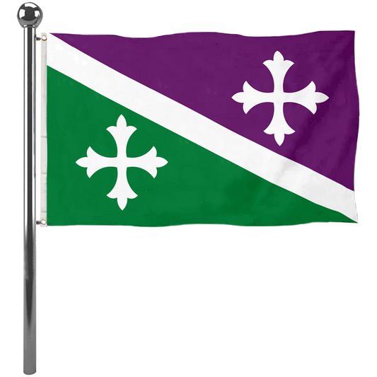 Fyon Adjuntas,, Puerto Rico flag  banner