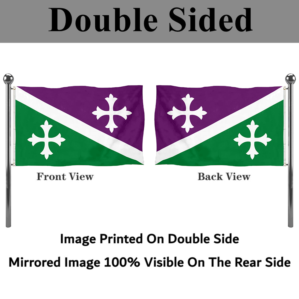 Fyon Adjuntas,, Puerto Rico flag  banner