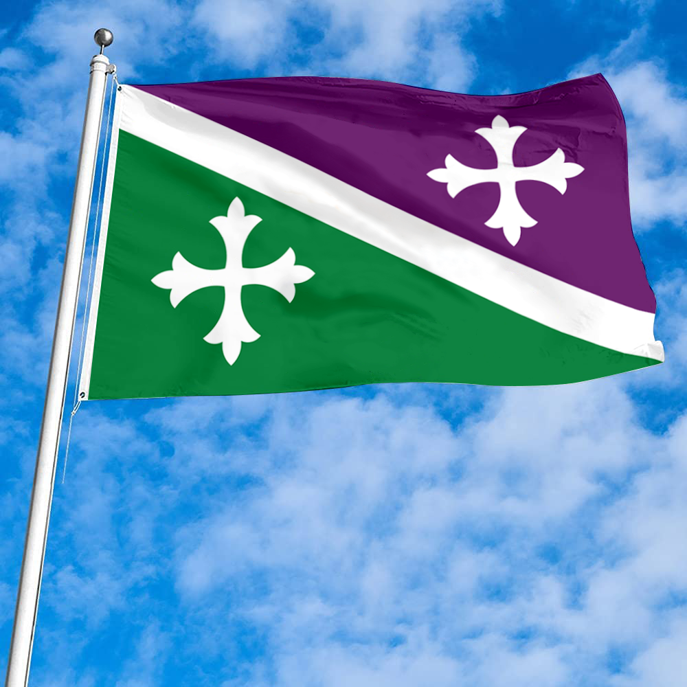 Fyon Adjuntas,, Puerto Rico flag  banner