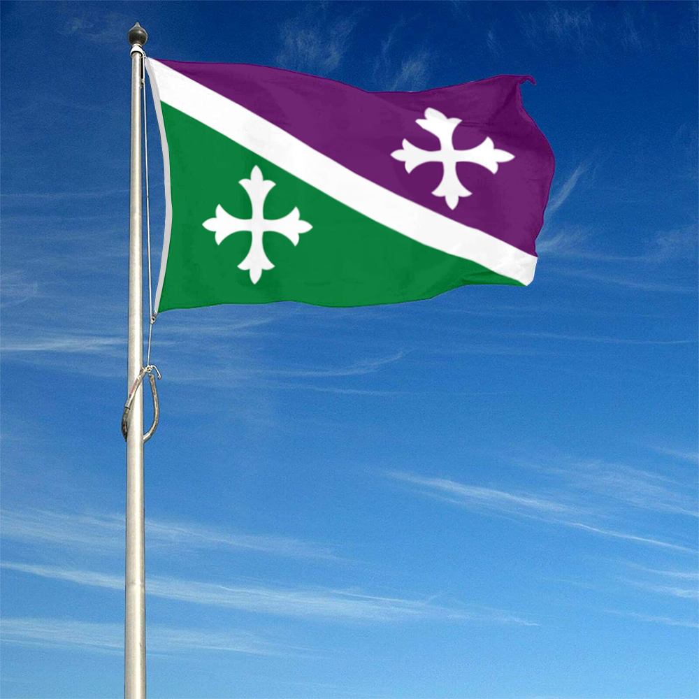Fyon Adjuntas,, Puerto Rico flag  banner