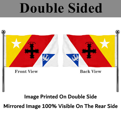 Fyon Aguada, Puerto Rico flag banner