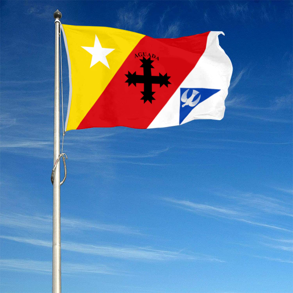 Fyon Aguada, Puerto Rico flag banner