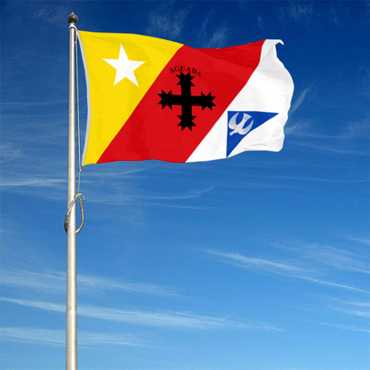 Fyon Aguada, Puerto Rico flag banner