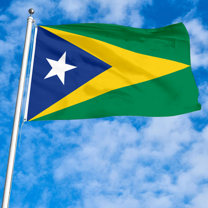 Fyon Aguas Buenas, Puerto Rico flag banner