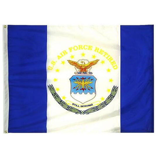 Air Force Retired Flag Indoor and outdoor banner