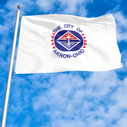 Fyon Akron, Ohio Flag (1965–1996)Banner