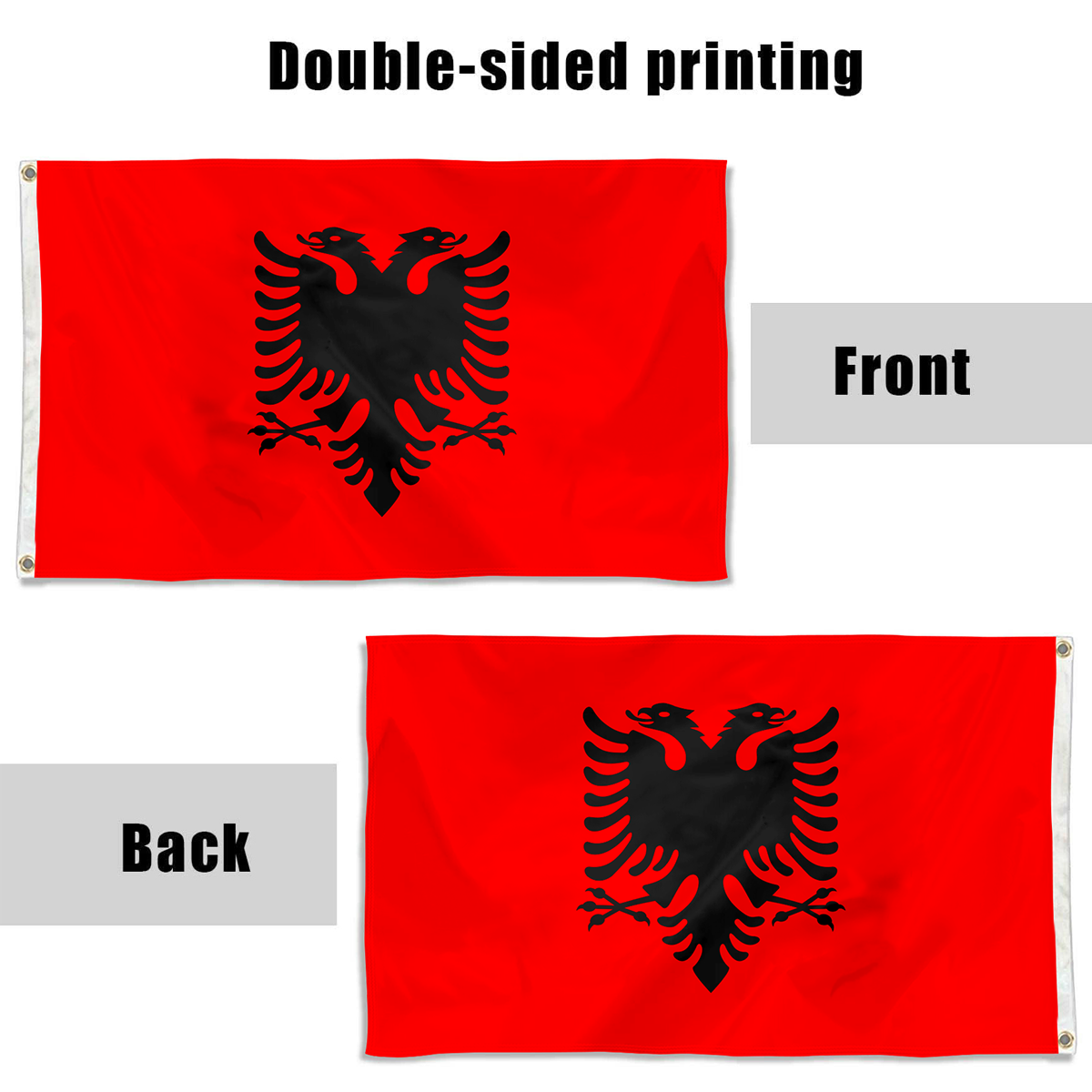 Fyon Albania Flag Indoor and outdoor banner