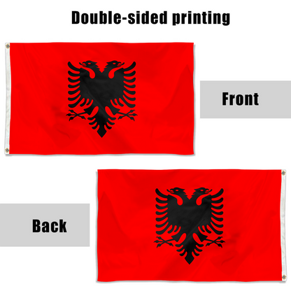 Fyon Albania Flag Indoor and outdoor banner