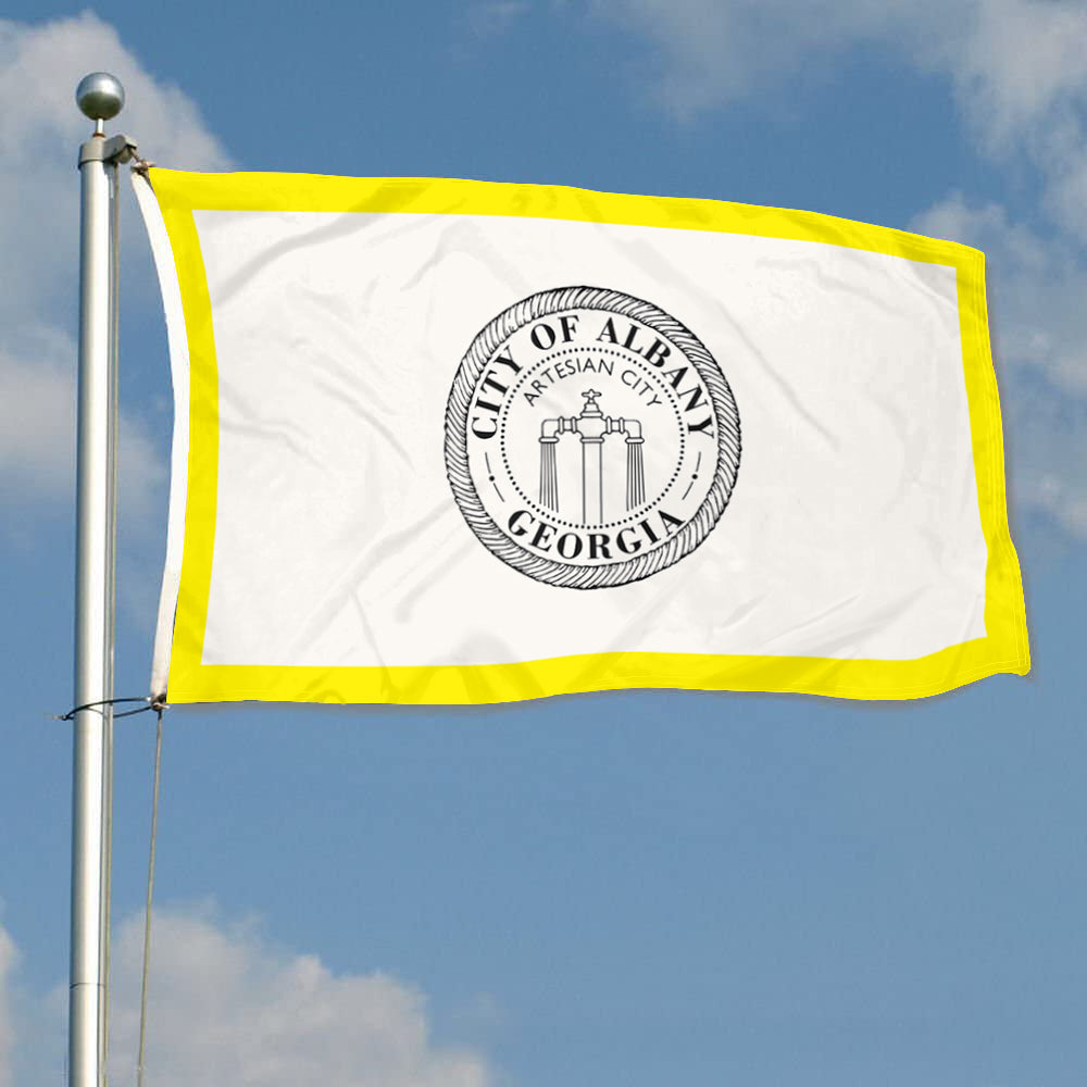 Fyon Albany, Georgia Flag Indoor and Outdoor Banner