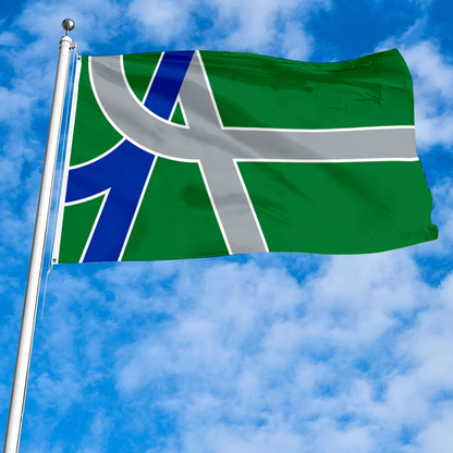 Fyon Albany, Oregon flag banner