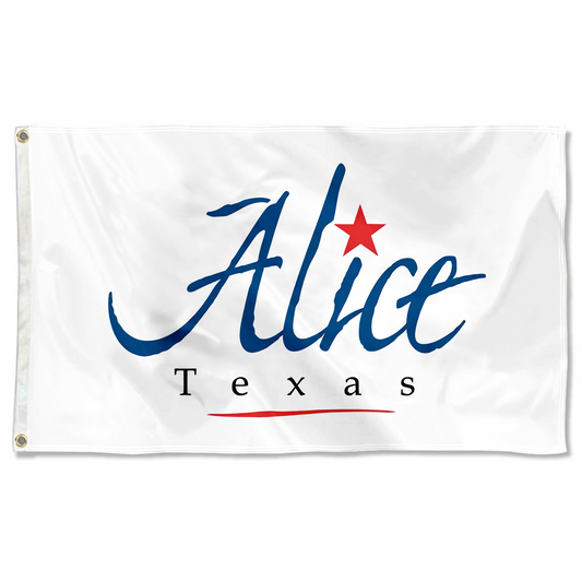 Fyon Alice, Texas flag Banner