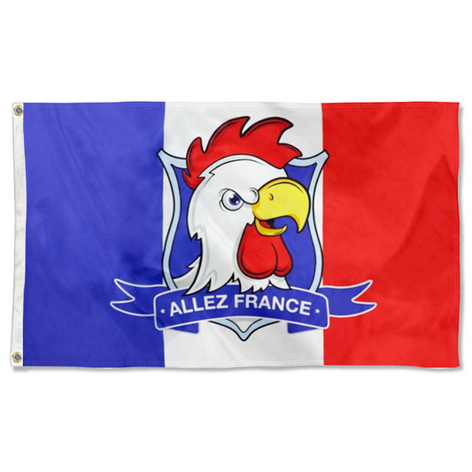 Fyon Allez France Flag Indoor and outdoor banner