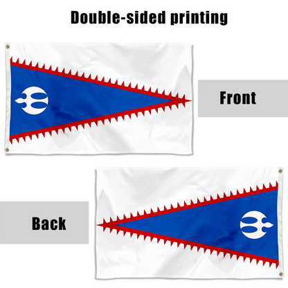 Fyon Alternate reconstructed of The Mongol Empire Flag Indoor and outdoor banner 33002