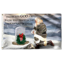 Fyon America Veteran Christmas Flag 41331 Indoor and outdoor banner