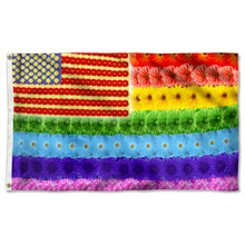 Fyon American Hippie Flower Flag 41561  Indoor and Outdoor Banner