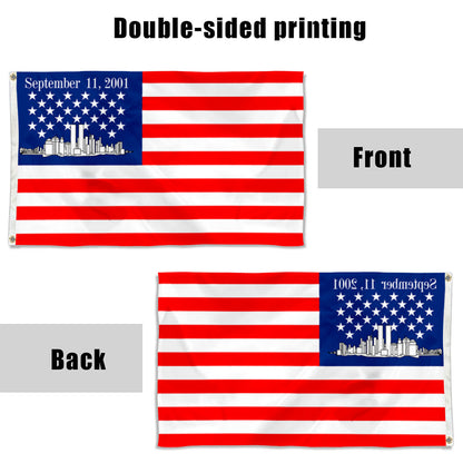 Fyon Americas and Americas USA 911 Flag Banner